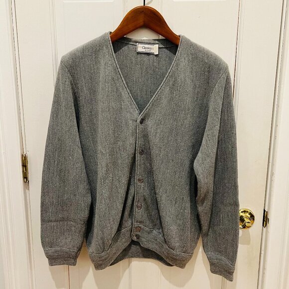 Vintage Classics By Palmland Sweater 90's Kurt Cobain Cardigan Button Up - Picture 1 of 16
